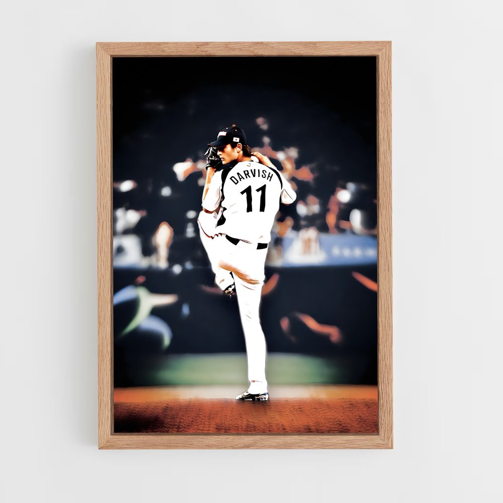 Poster Sur le Monticule – affiche Baseball (vue 4)
